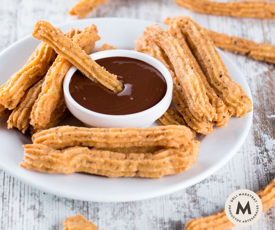 Churros con chocolate
